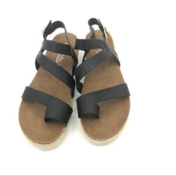 PATRIZIA  By SPRING STEP Black Sandals - Picture 1 of 8